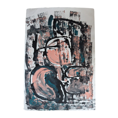 Conches Original Abstract Painting (39x27)