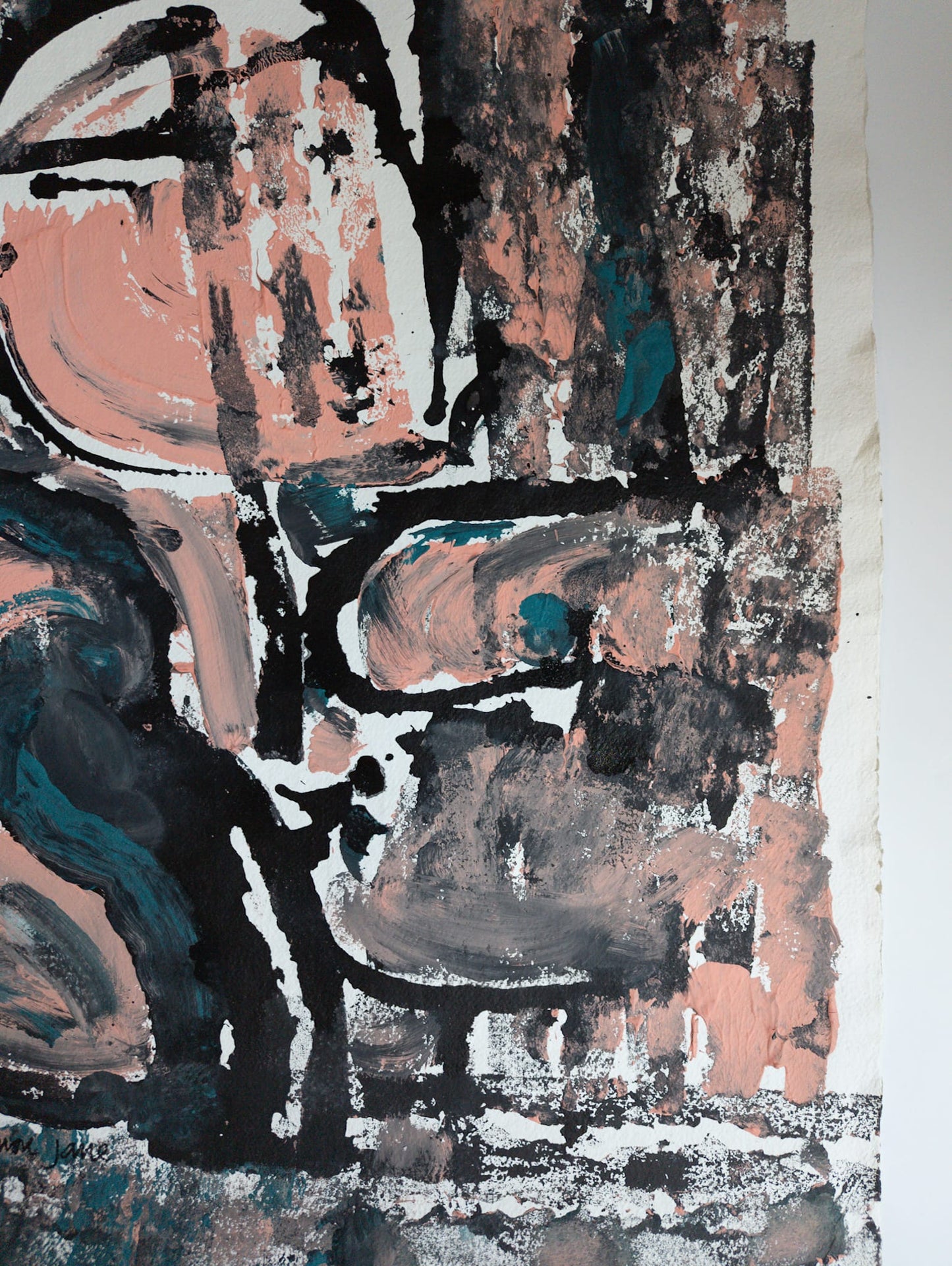 Conches Original Abstract Painting (39x27)