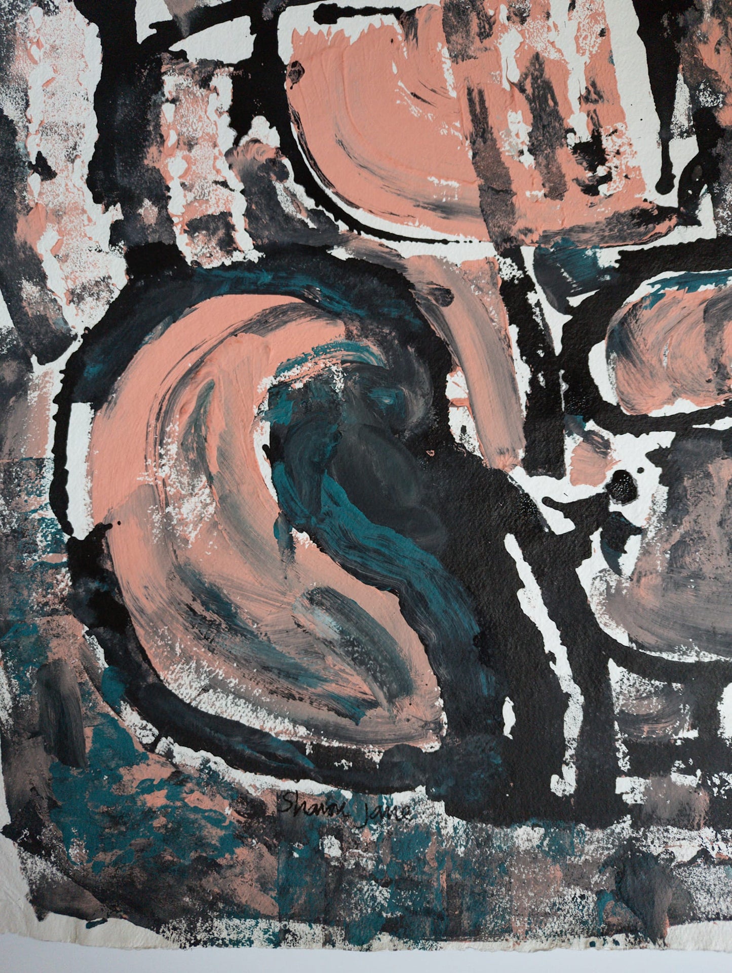 Conches Original Abstract Painting (39x27)