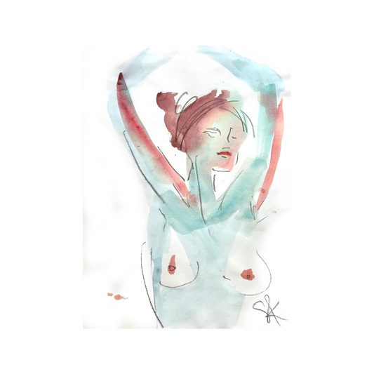 One Minute Pose 74.9 Original Art