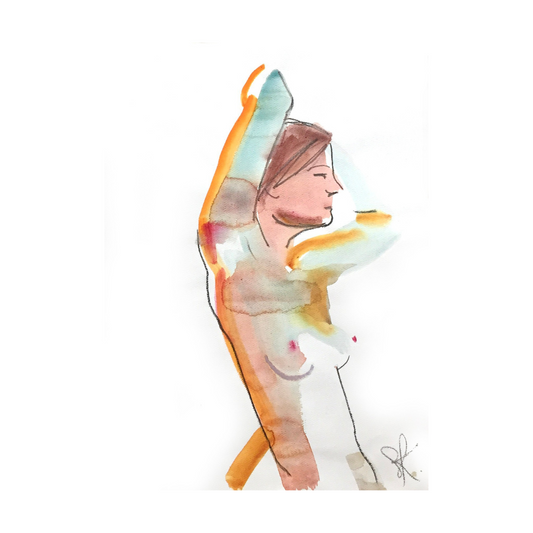 One Minute Pose 74.1 Original Art