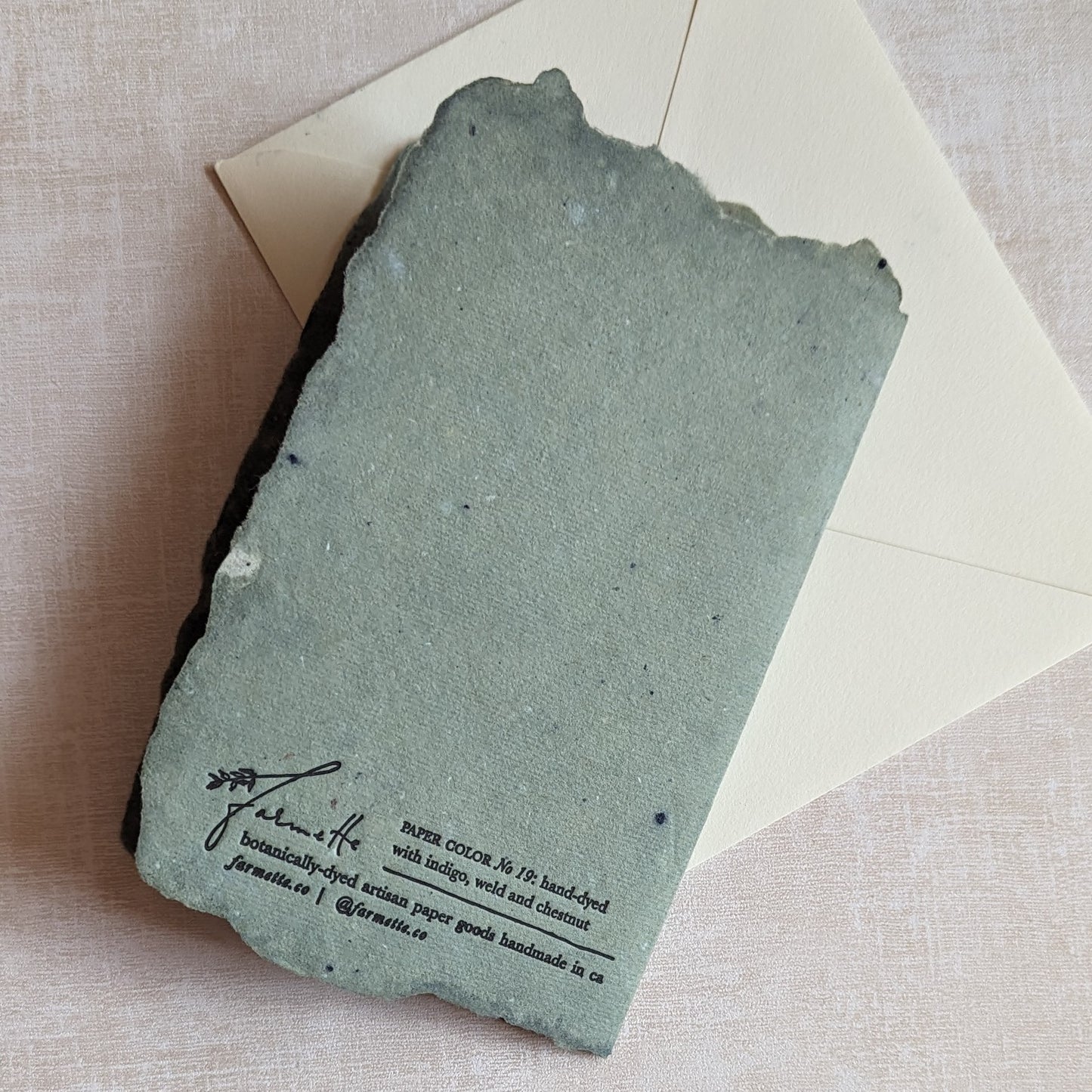 Merry Christmas Handmade Paper Greeting Card