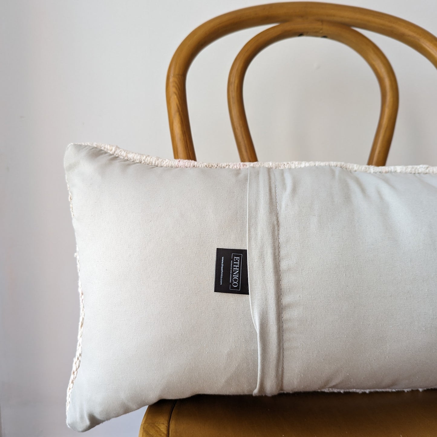 Faded Hemp Kilim Lumbar Pillow