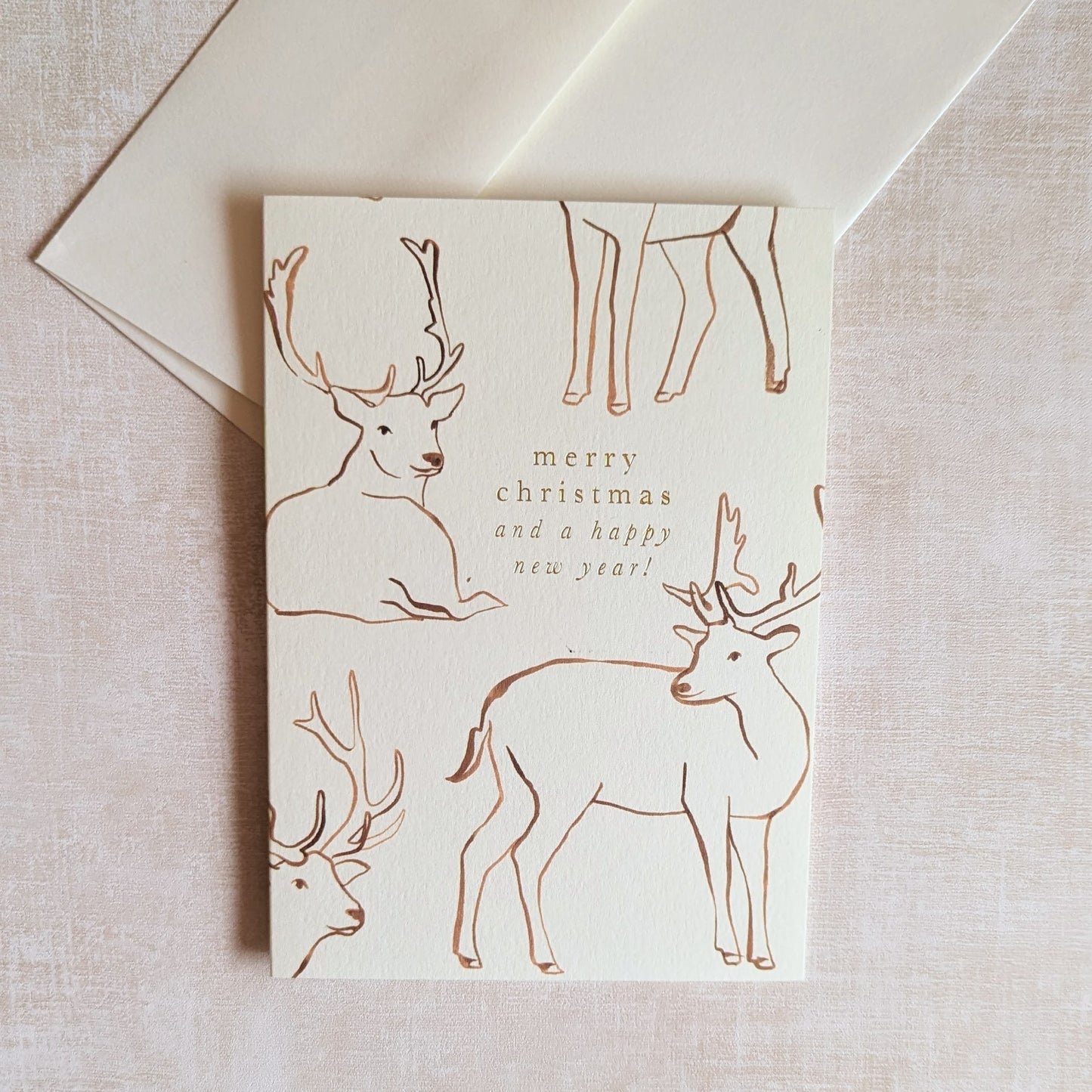 Reindeer Christmas Card