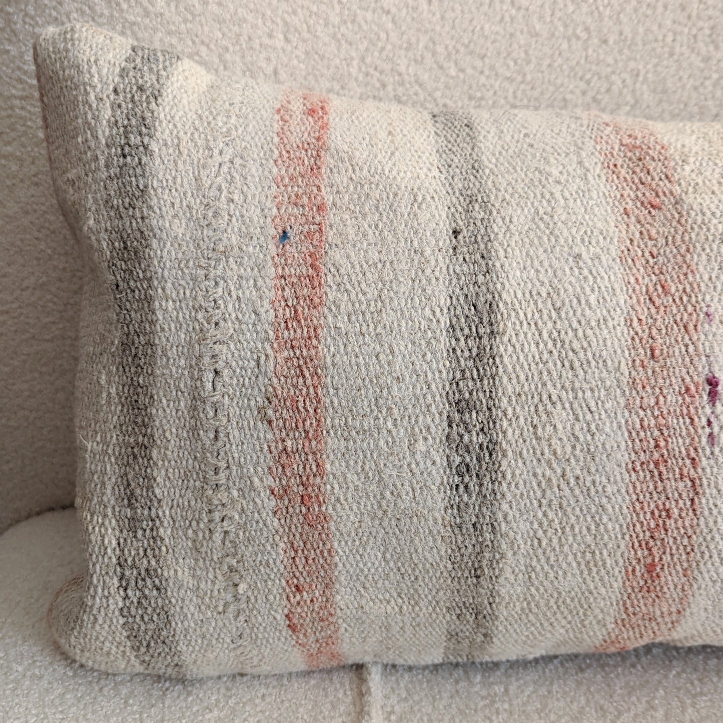 Faded Striped Kilim Pillow