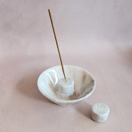 Marble Incense Bowl