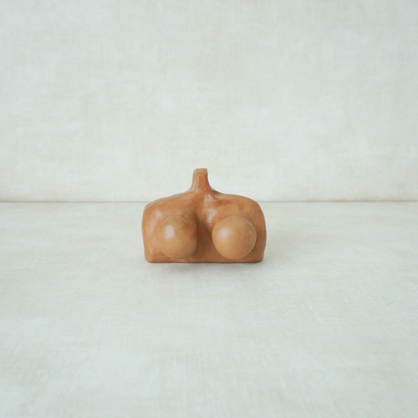 Female Form Handmade Clay Sculpture