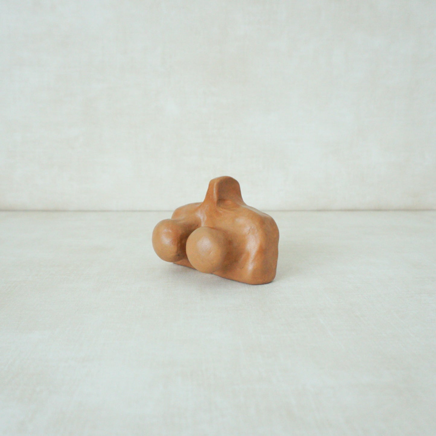 Female Form Handmade Clay Sculpture