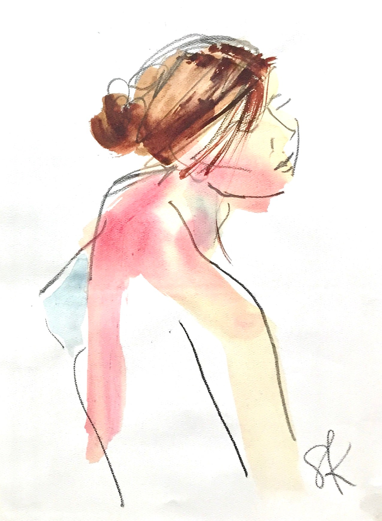 One Minute Pose 74.10 Original Art