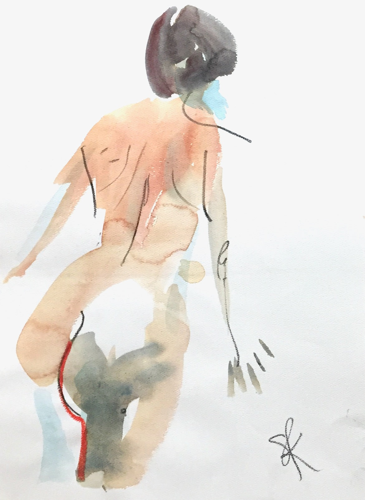One Minute Pose 74.4 Original Art