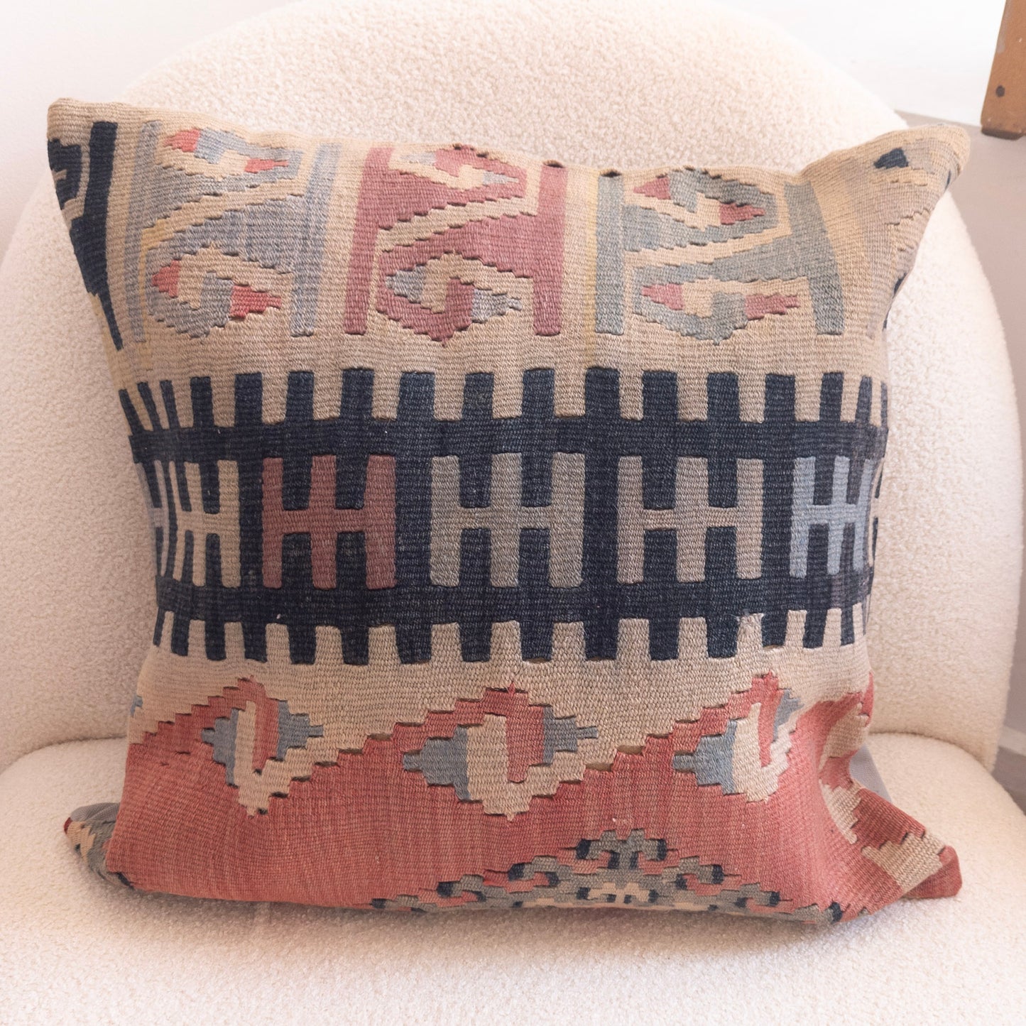 Vintage Patterned Kilim Pillow Case