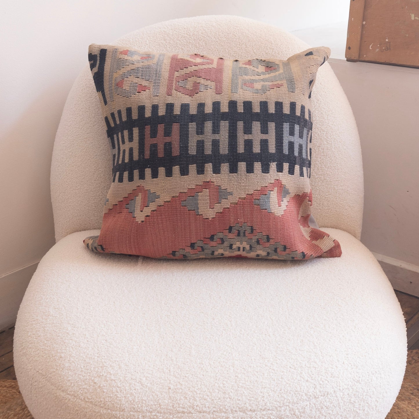 Vintage Patterned Kilim Pillow Case