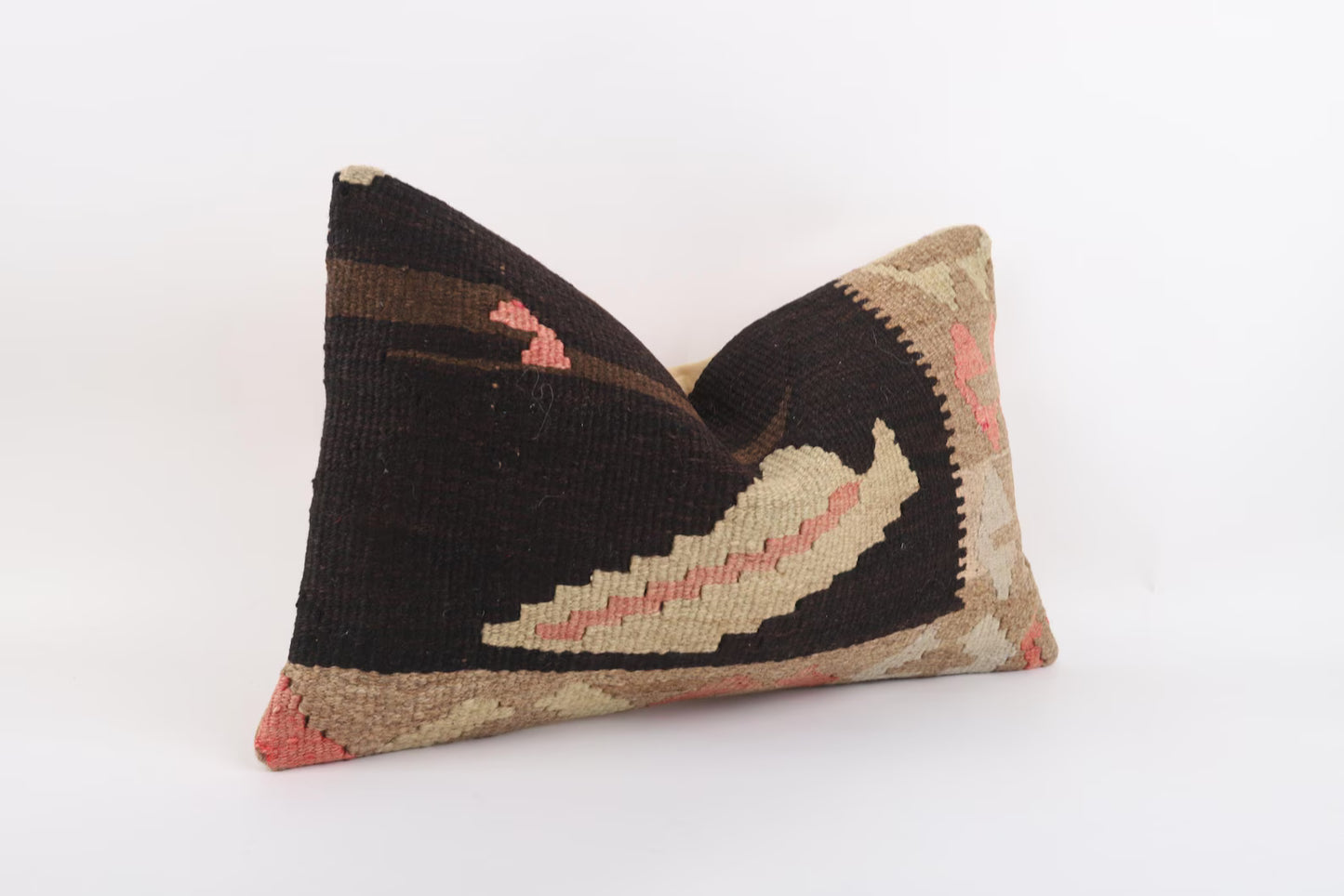 Cassia Vintage Kilim Lumbar Pillowcase 12x20