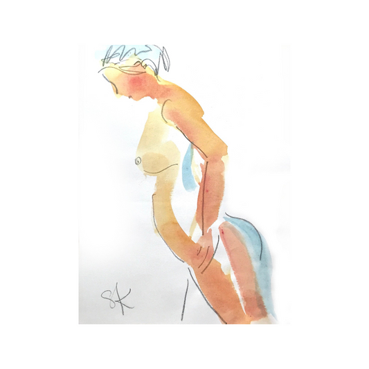 One Minute Pose 74.6 Original Art