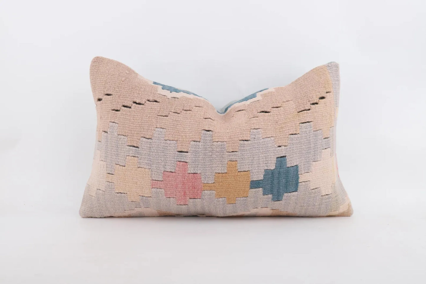 Damara Vintage Kilim Lumbar Pillowcase 12x20