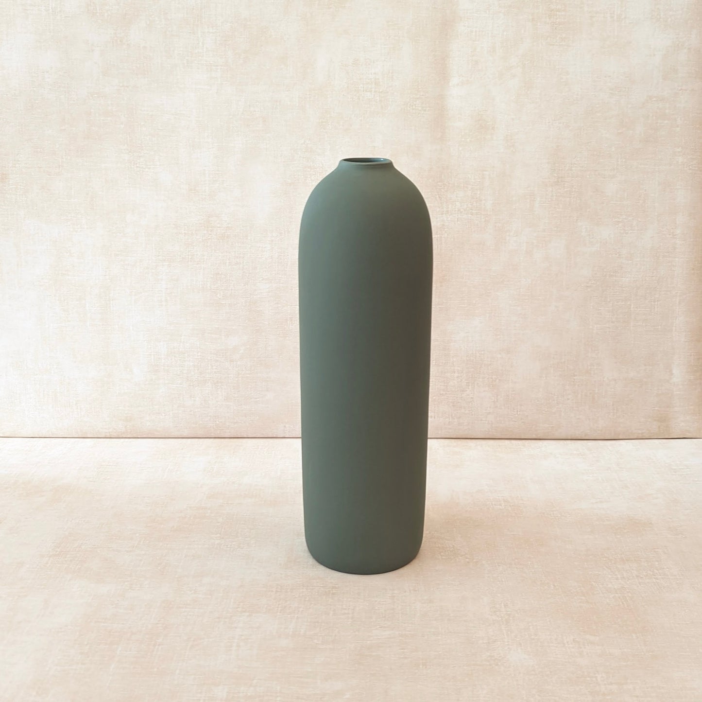 Tall Moss Ceramic Vase