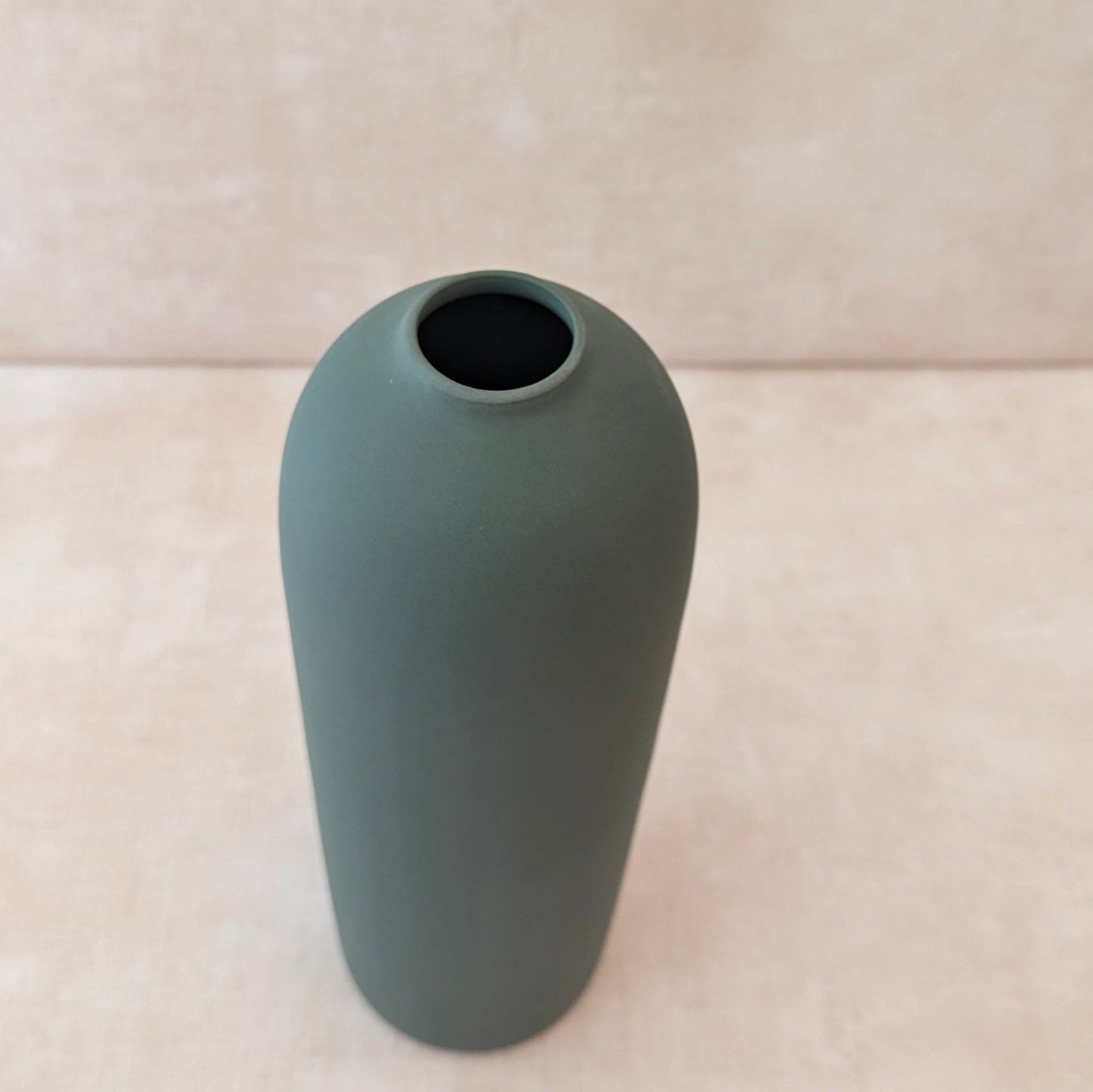 Tall Moss Ceramic Vase