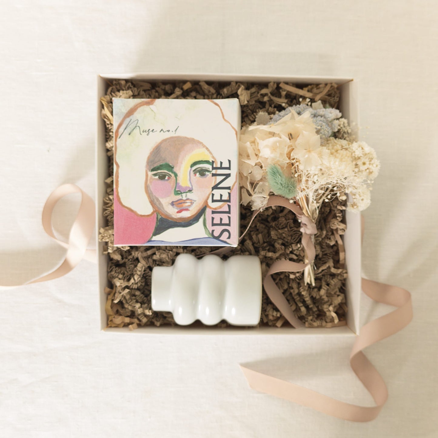 Muses Candle and Bud Vase Gift Box