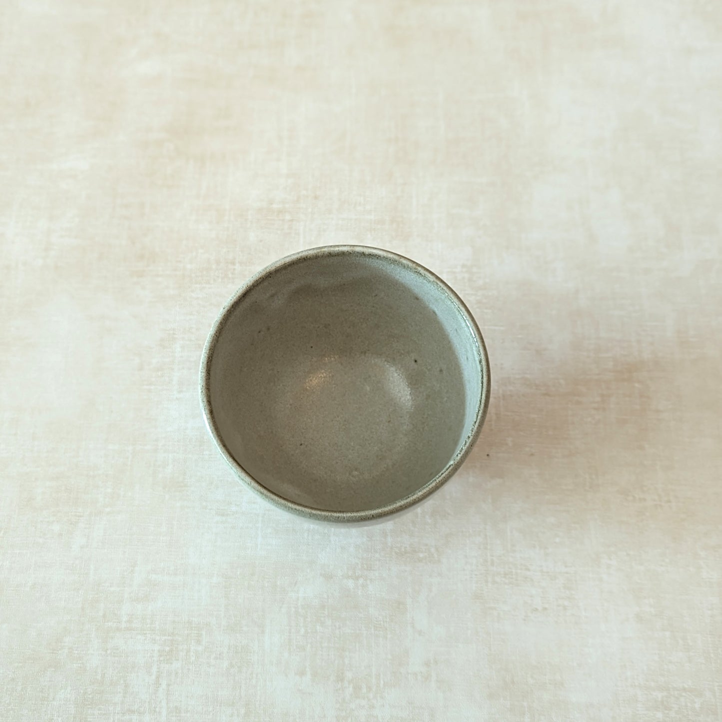 Small Ceramic White Glazed Footed Bowl