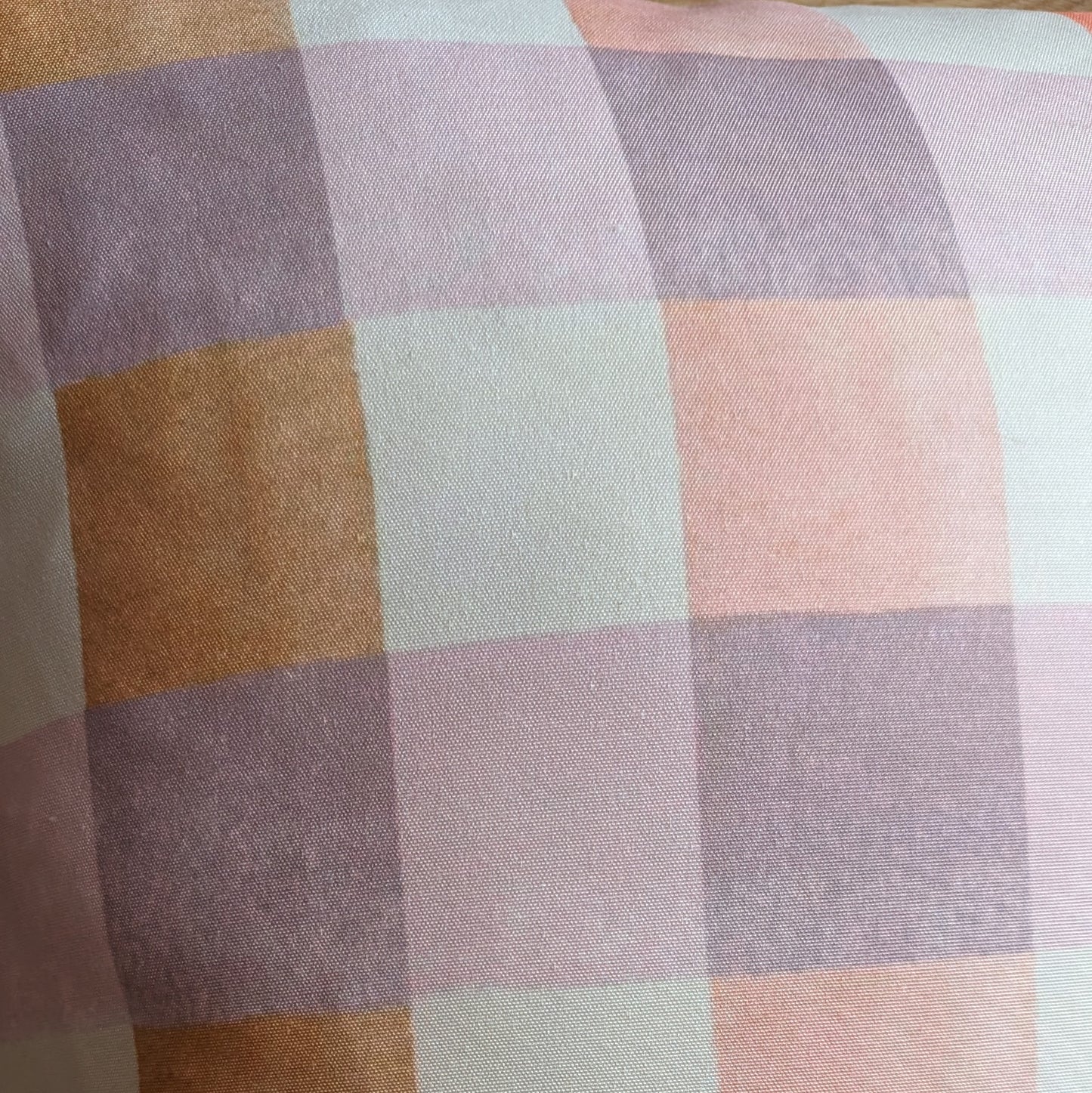 Pastel Gingham, Pastel Floral Outdoor Waterproof Pillow Cover
