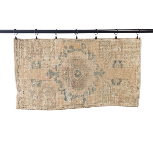 Sevilla Turkish Rug Handmade Faded Wall Hanging