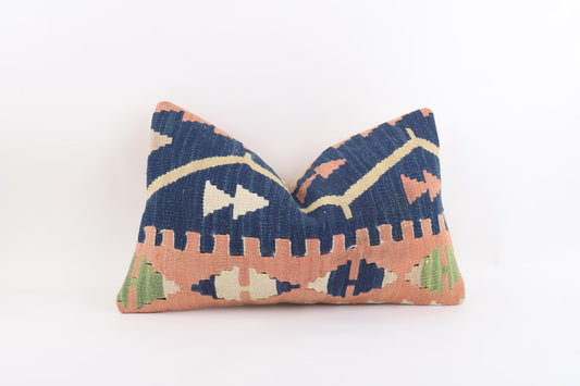 Sora Vintage Kilim Lumbar Pillowcase 12x20