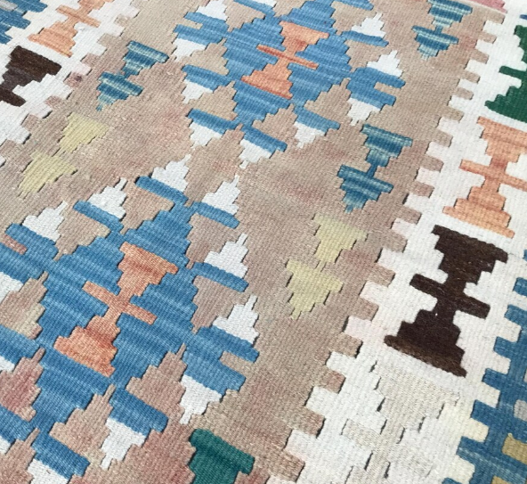 Soraya Vintage Handwoven Turkish Rug, Multicoloured 2x4