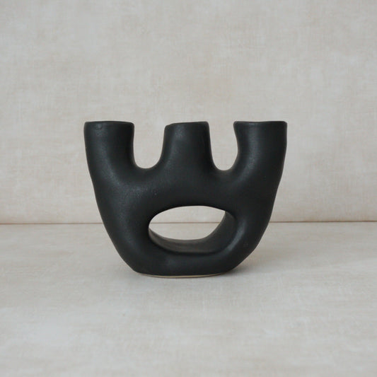 Gravedad Black Handmade Vase