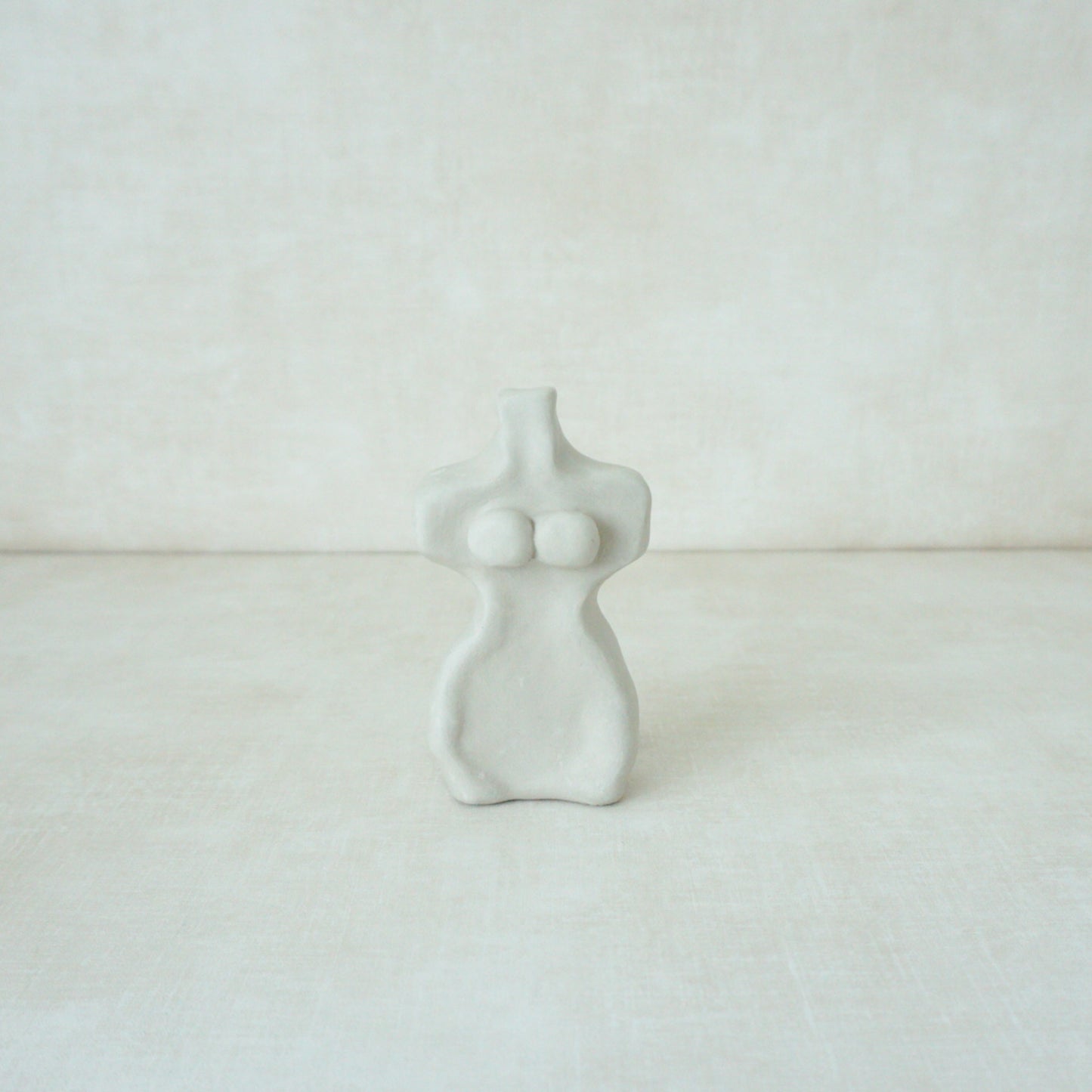 Female Form Handmade Clay Sculpture