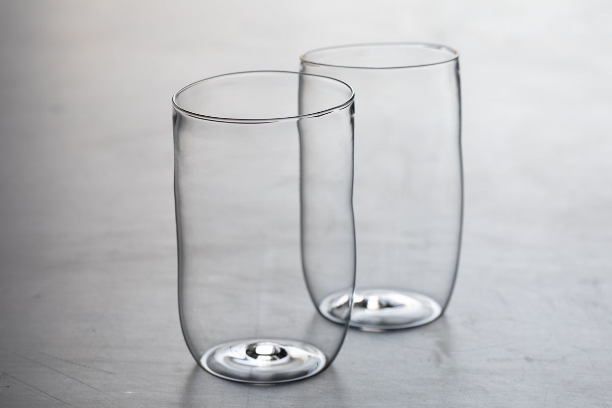 Medium Organic Shaped Glasses Set of 2