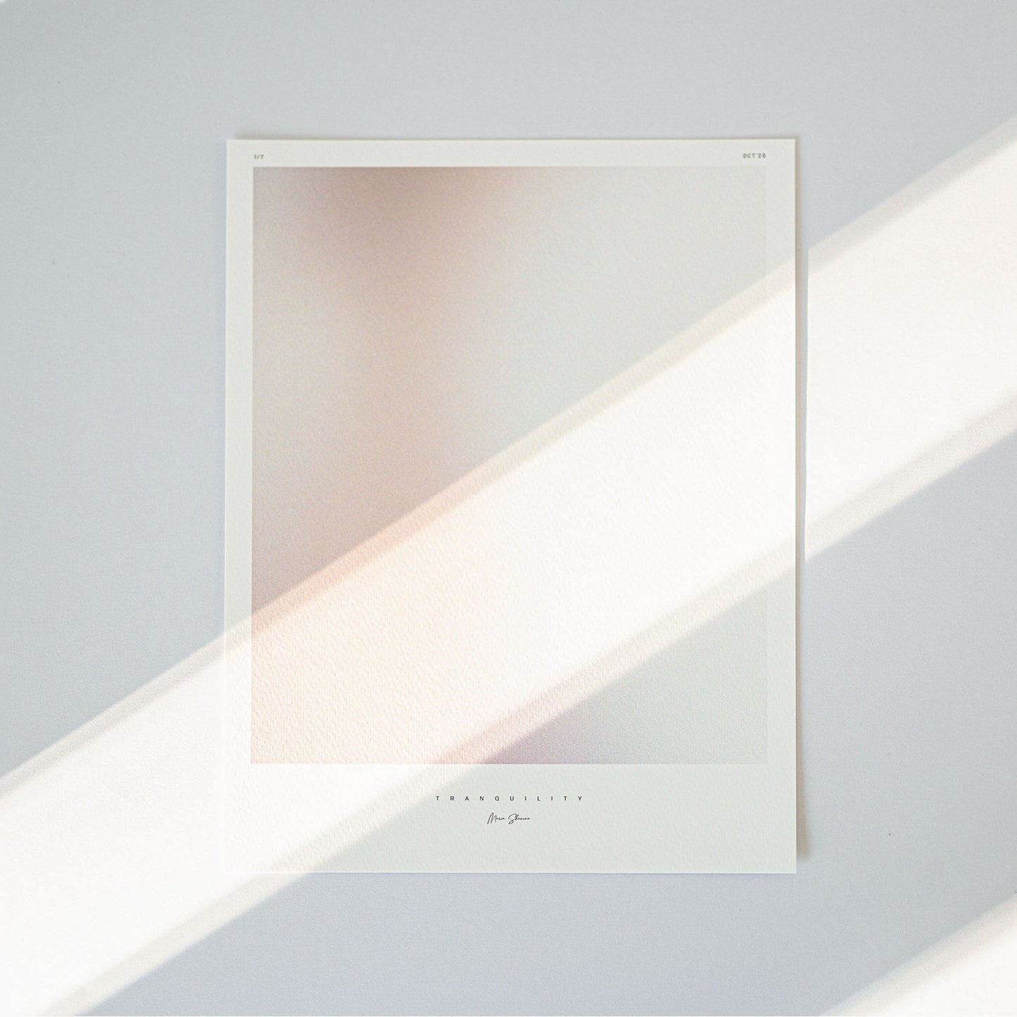 A mesmerizing series of prints inspired by the natural beauty of the sunlit environment