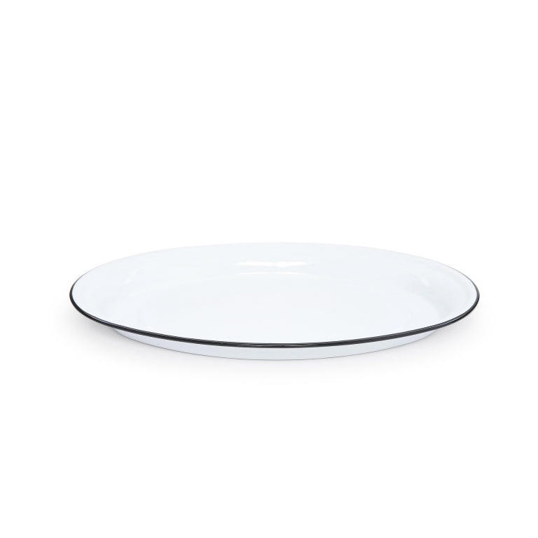 Enamel Oval Serving Platter